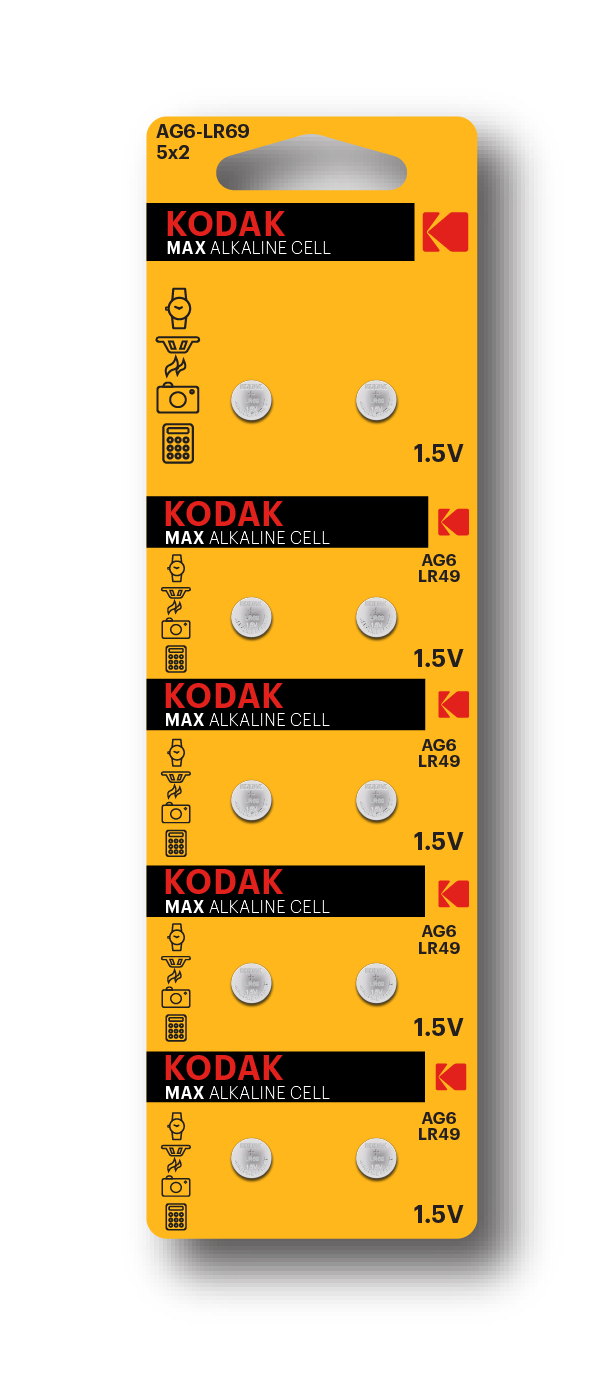 KODAK ALKALINE Button Cells